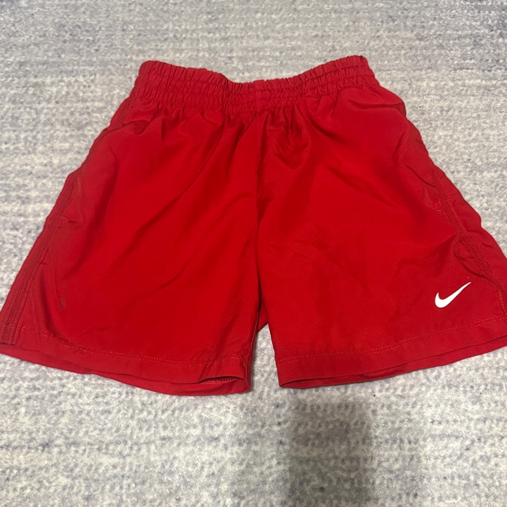 Nike Kids Bright Red Shorts